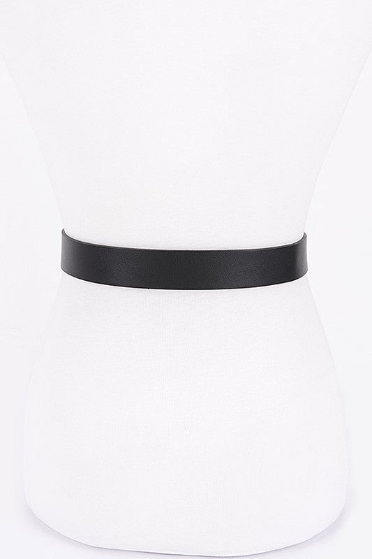 Gold Bow Buckle Fashion Belt for Woman