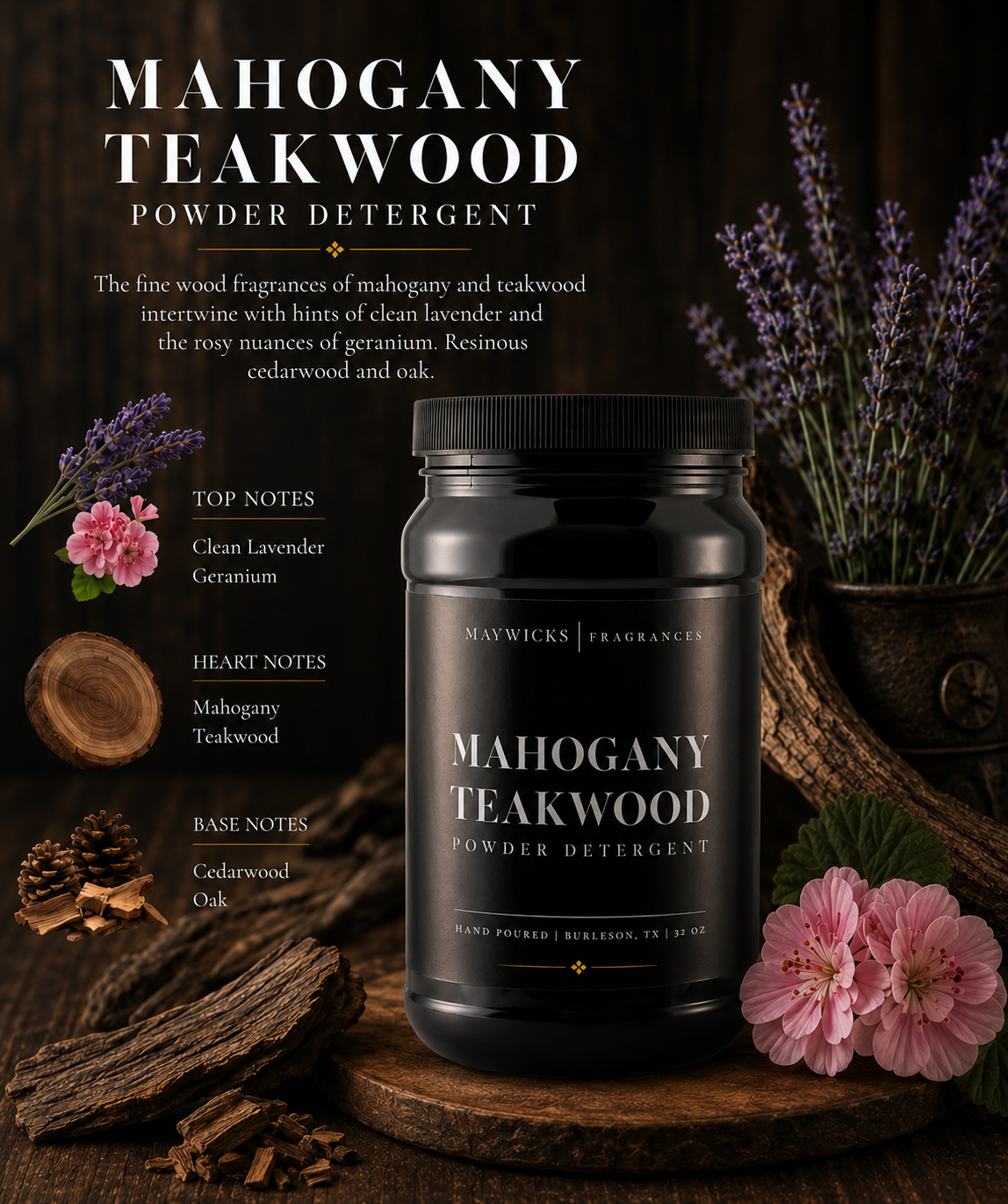 Powdered Luxury Laundry Detergent