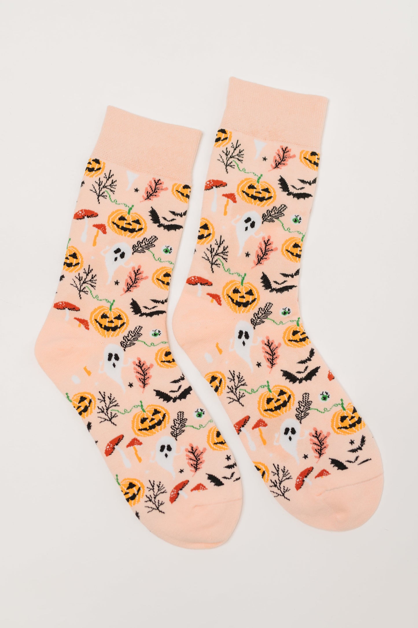 Ghouls Night In Quarter Socks – Spooky Cute Graphic Socks