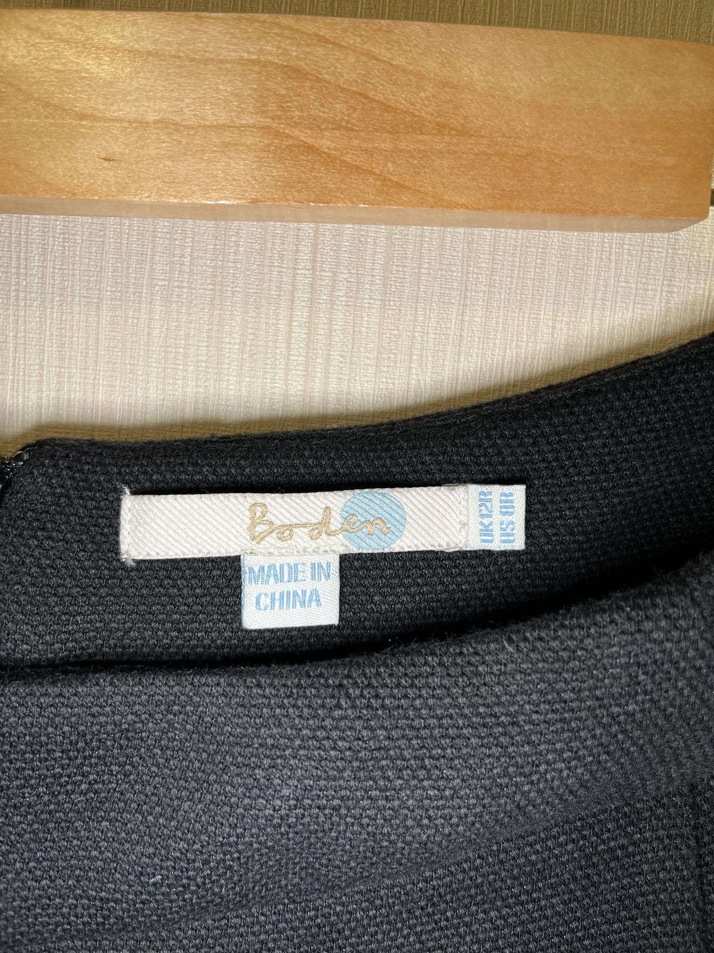 Boden Black Knit Skirt 8R