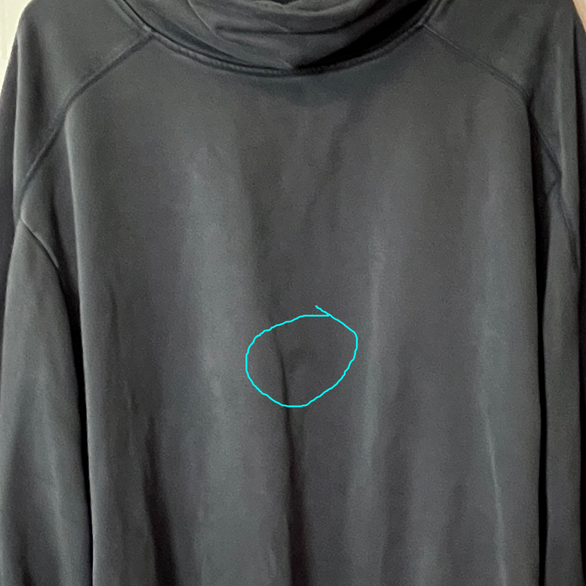 LIT Active Gray Oversized Turtleneck Sweatshirt Women's XL Cotton Blend