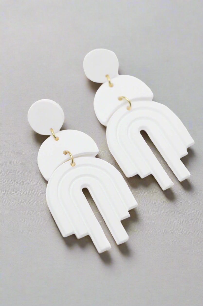 This Promise Earrings in Cream