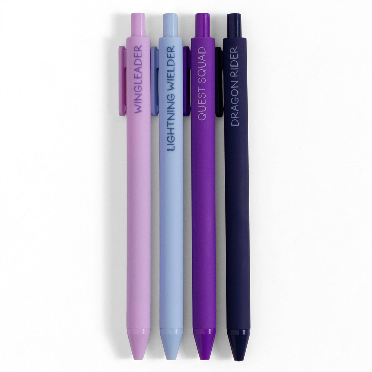 Riders Quadrant Gel Pen Set, Fourth Wing Inspired Romantasy 4-Pack
