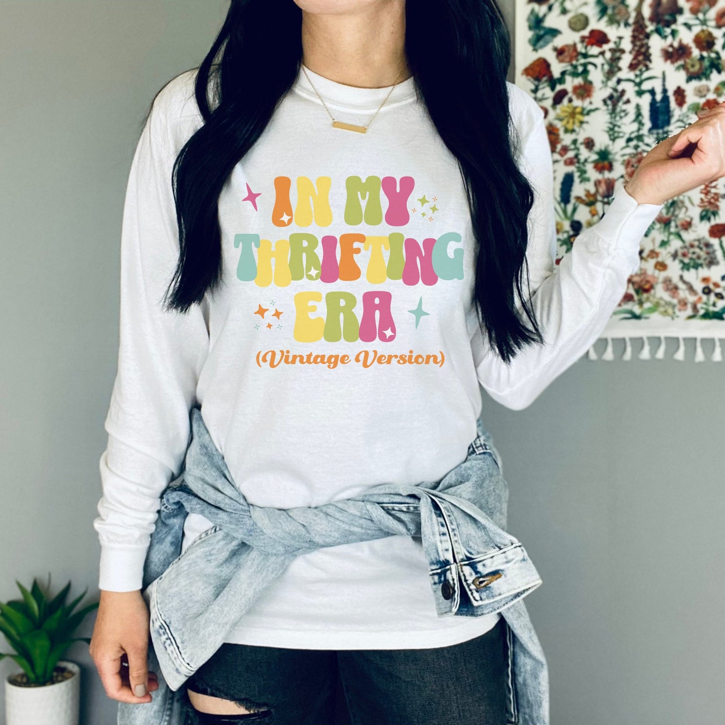 Thrifting Long Sleeved Shirt "In My Era"