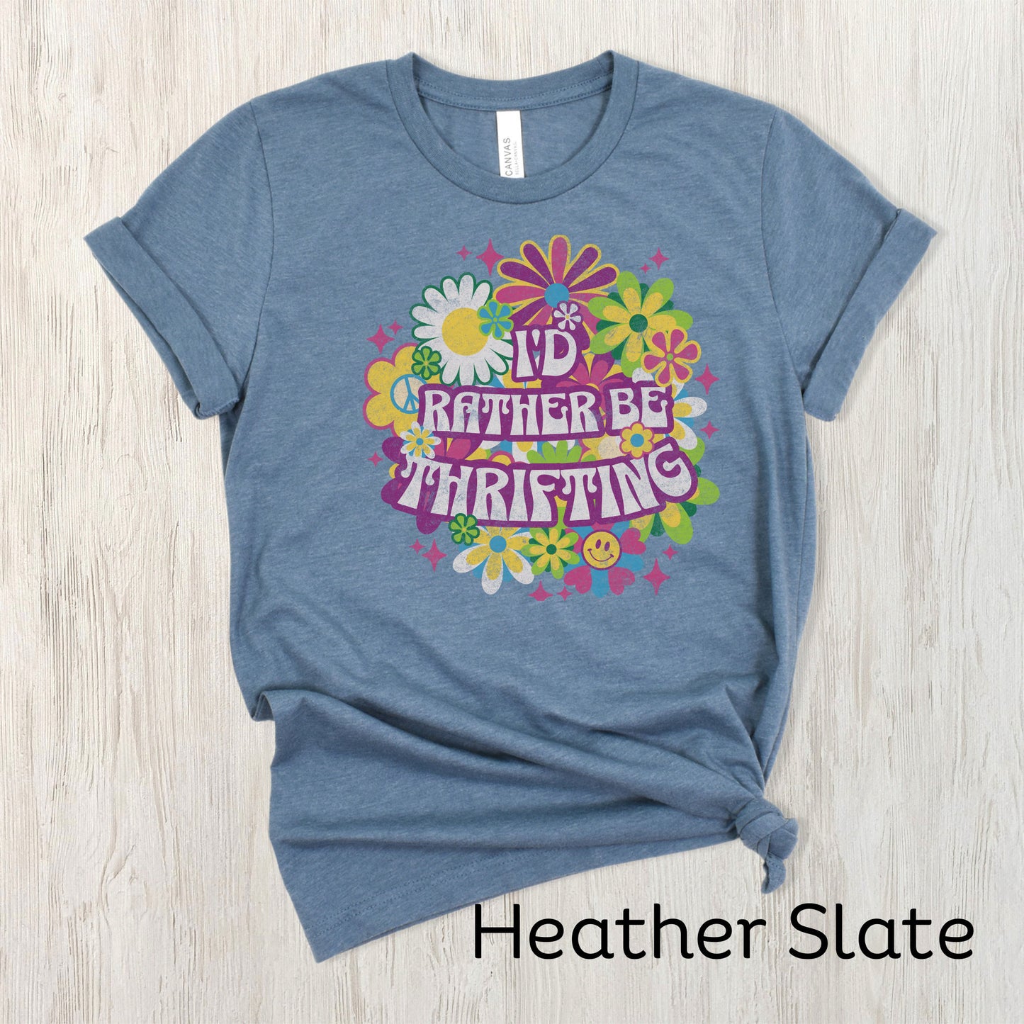 Thrifting Short Sleeved T-Shirt "Rather Be Thrifting"