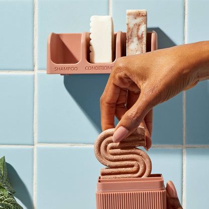 Bottle-Free Beauty Travel Case – Recycled Plastic Bar Holder for Shampoo & Conditioner | Eco-Friendly, TSA Approved