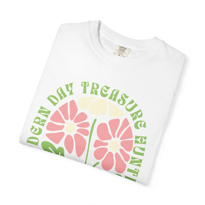 Comfort Colors Thrifting Graphic Tee - Retro Floral Thrift Lover Shirt