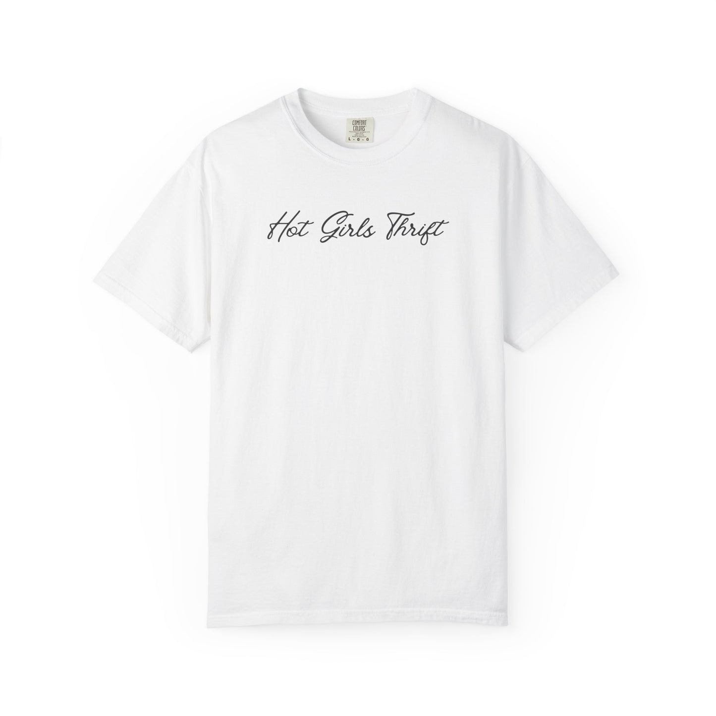 Hot Girls Thrift Shirt - Retro Cursive Cool Girl Thrifting Tee