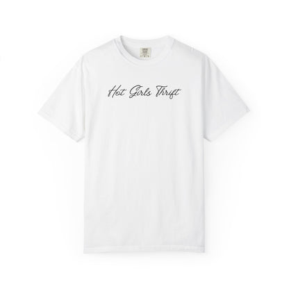 Hot Girls Thrift Shirt - Retro Cursive Cool Girl Thrifting Tee