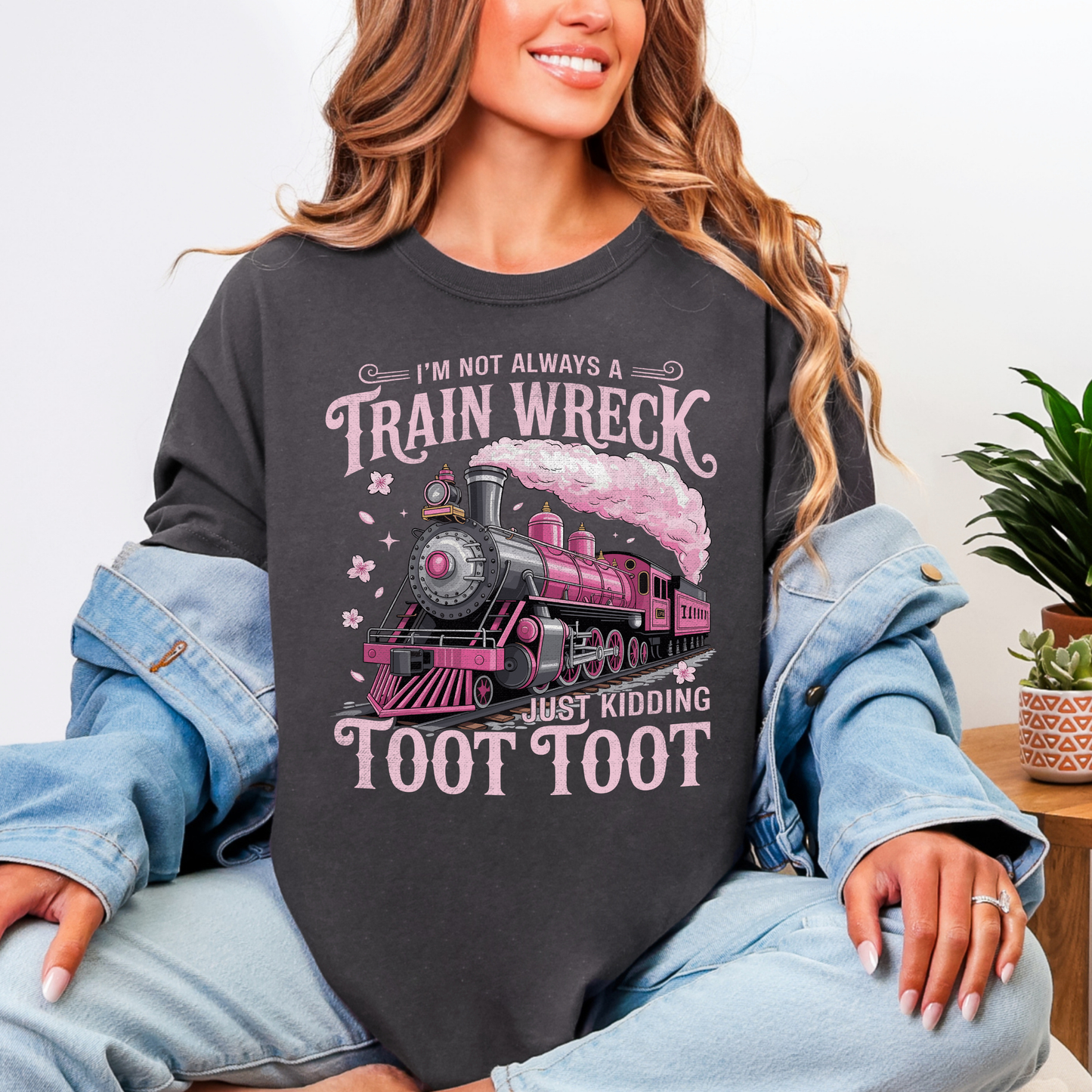 I'm Not Always a Train Wreck Graphic T-Shirt