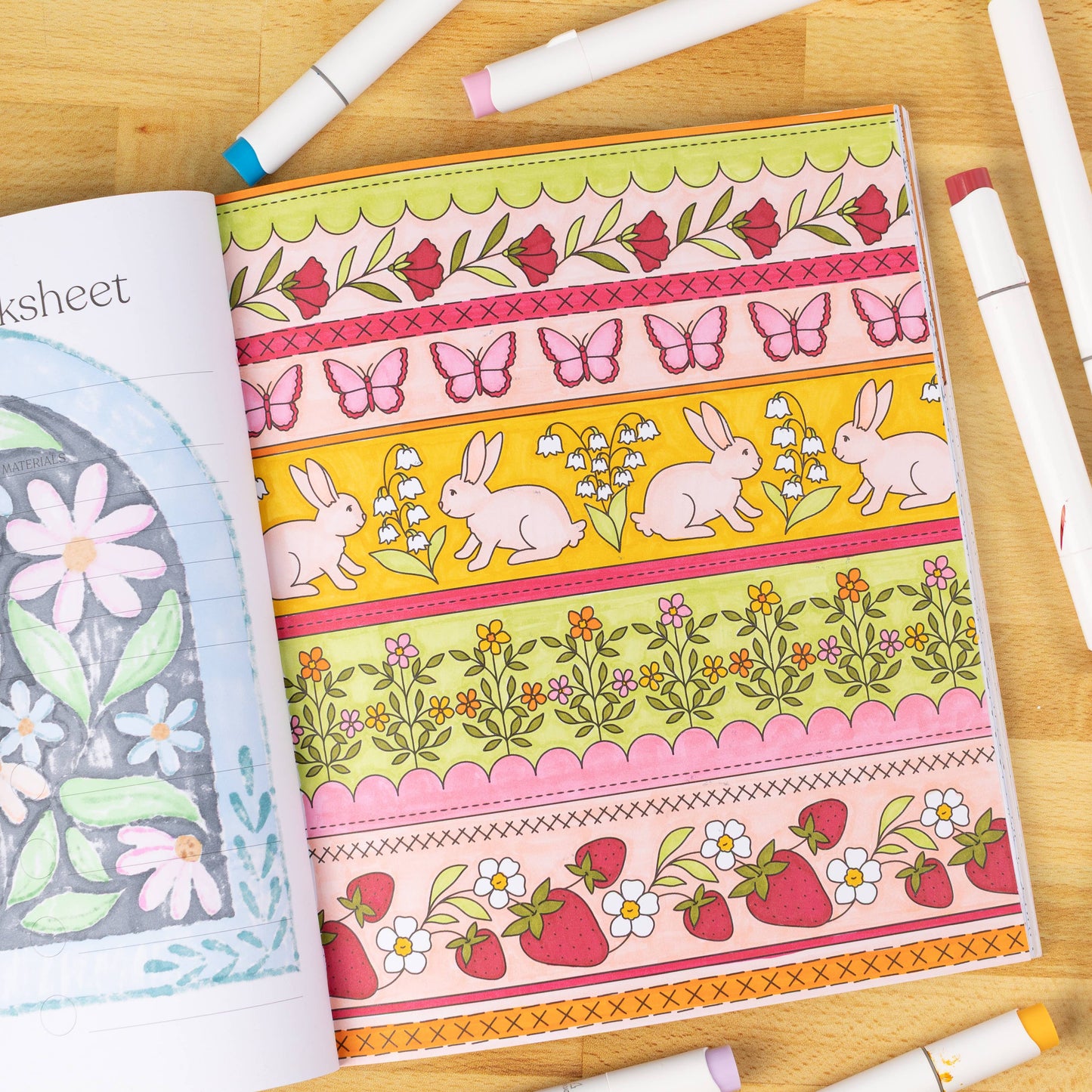 Garden Avenue Coloring Book – Hand-Drawn Floral & Pattern Designs by Elyse Breanne