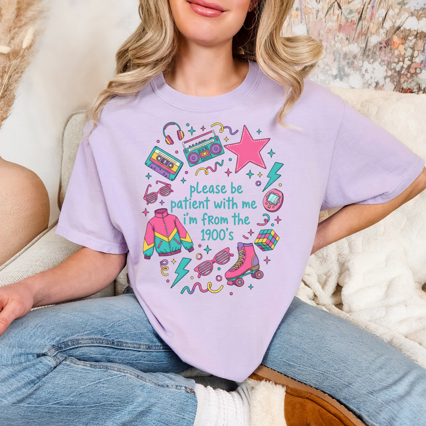 Please Be Patient With Me I’m From the 1900’s Graphic Tee – 80’s Retro Vintage Shirt
