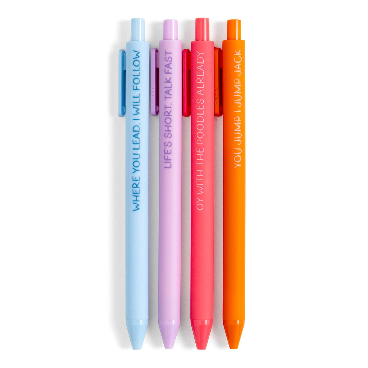 Stars Hollow Quote Gel Pen Set, Gilmore Girls Inspired 4-Piece Pen Pack
