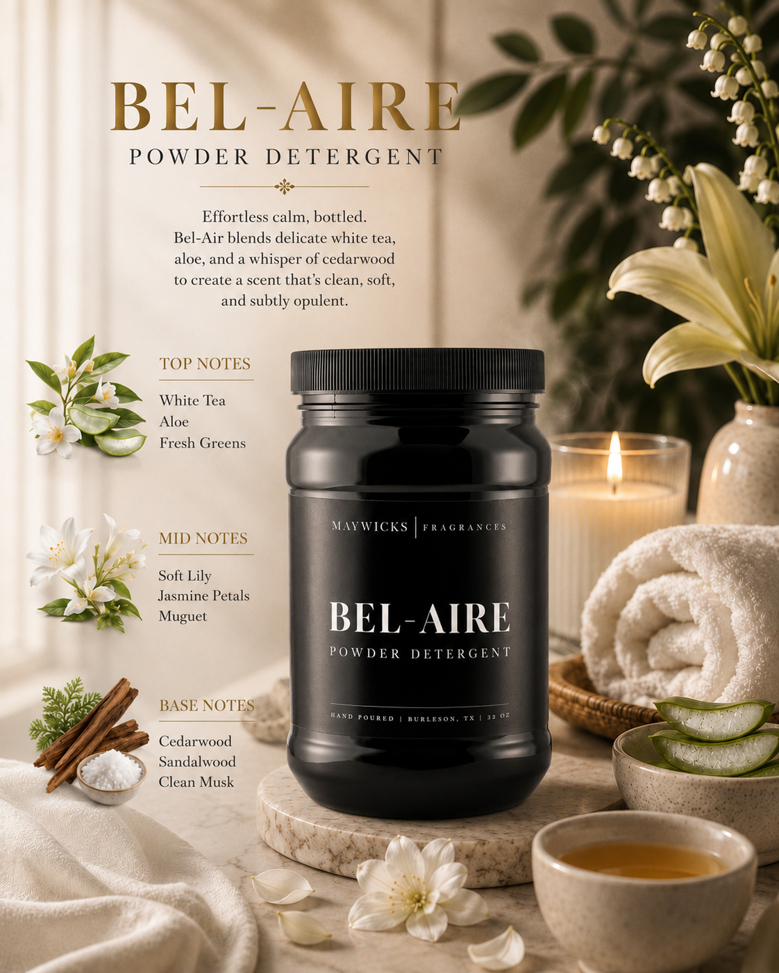 Powdered Luxury Laundry Detergent