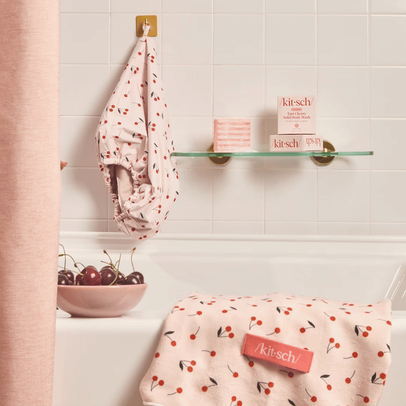 Cleansing Tart Cherry Solid Body Wash | Vegan Bottle-Free Body Cleanser for Soft, Smooth Skin