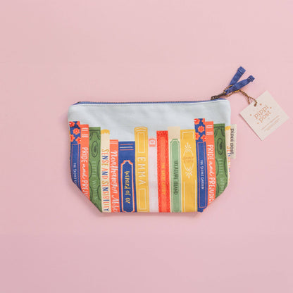 Books Canvas Pouch