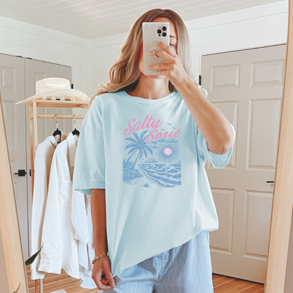 Salty Soul Graphic Tee – Comfort Colors Unisex Cotton Tee