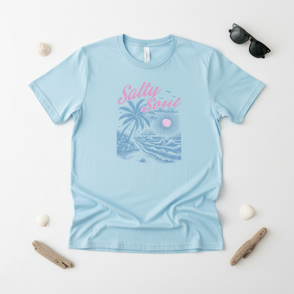 Salty Soul Graphic Tee – Comfort Colors Unisex Cotton Tee