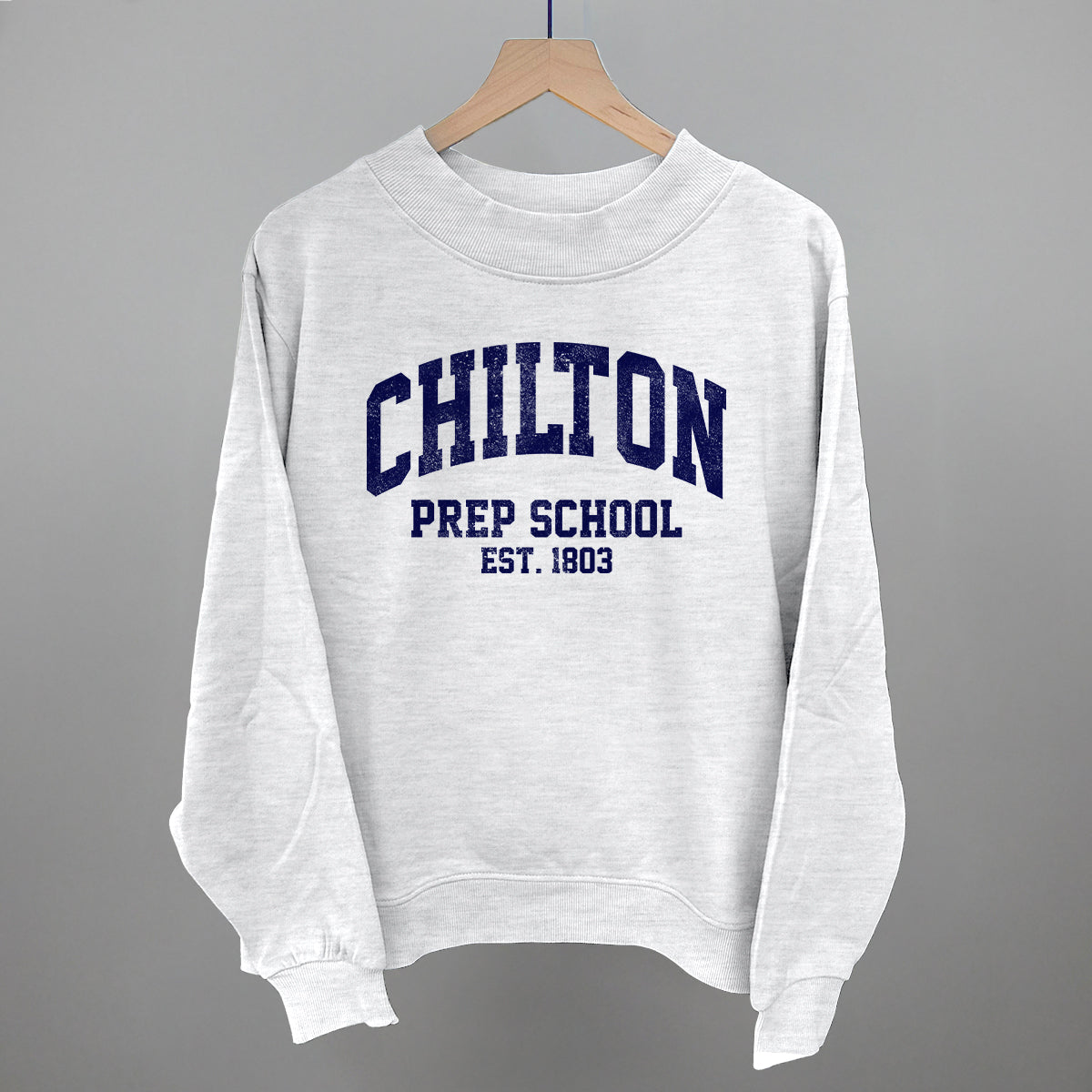 Chilton Prep School Crewneck Sweatshirt -Gilmore Girls Inspired Oatmeal Pullover