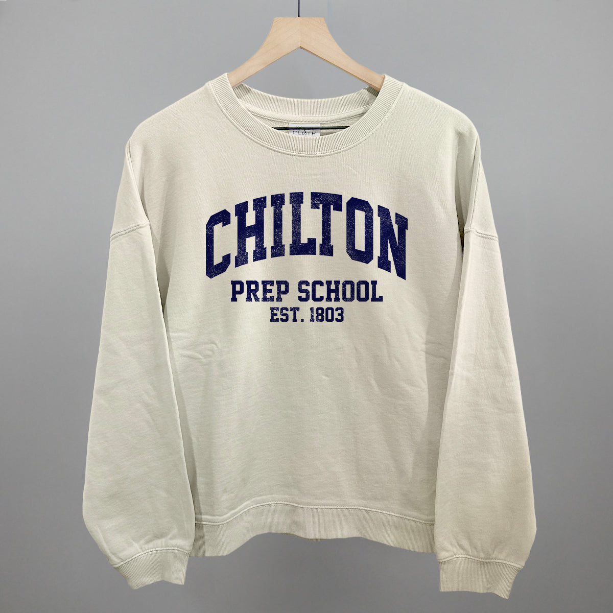 Chilton Prep School Crewneck Sweatshirt -Gilmore Girls Inspired Oatmeal Pullover