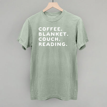 Comfort Colors Coffee Blanket Couch Reading Shirt Bookish Shirt
