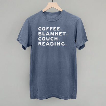 Comfort Colors Coffee Blanket Couch Reading Shirt Bookish Shirt
