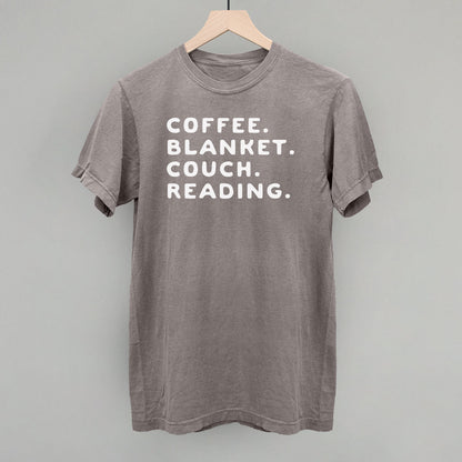 Comfort Colors Coffee Blanket Couch Reading Shirt Bookish Shirt