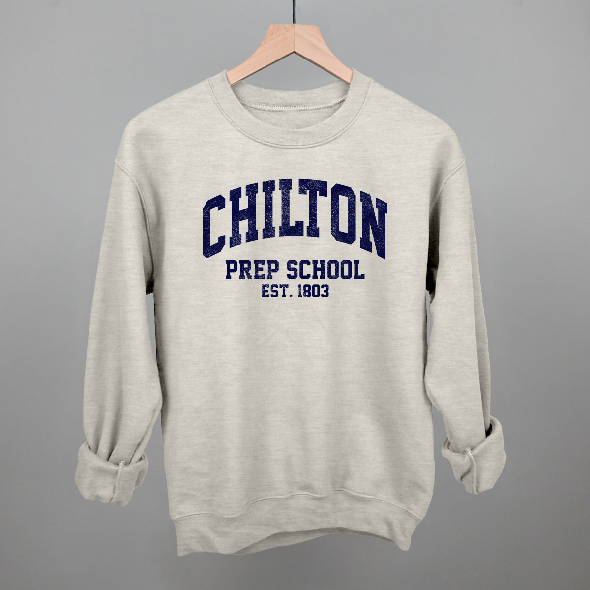 Chilton Prep School Crewneck Sweatshirt -Gilmore Girls Inspired Oatmeal Pullover