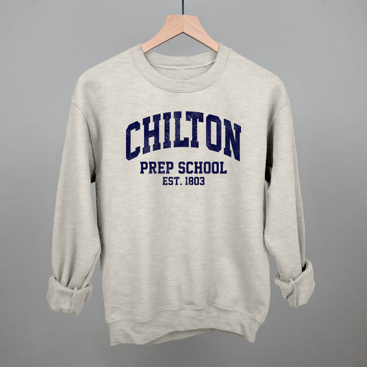 Chilton Prep School Crewneck Sweatshirt -Gilmore Girls Inspired Oatmeal Pullover