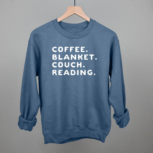 Comfort Colors Coffee Blanket Couch Reading Shirt Bookish Shirt