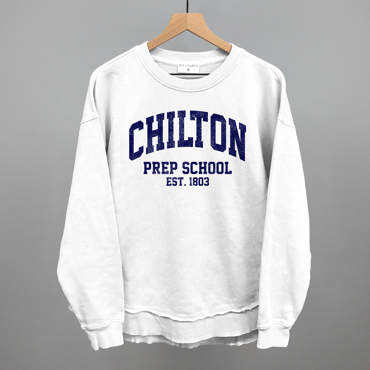 Chilton Prep School Crewneck Sweatshirt -Gilmore Girls Inspired Oatmeal Pullover