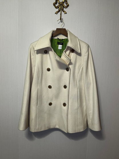 J.Crew Thinsulate Double-Breasted Wool Peacoat