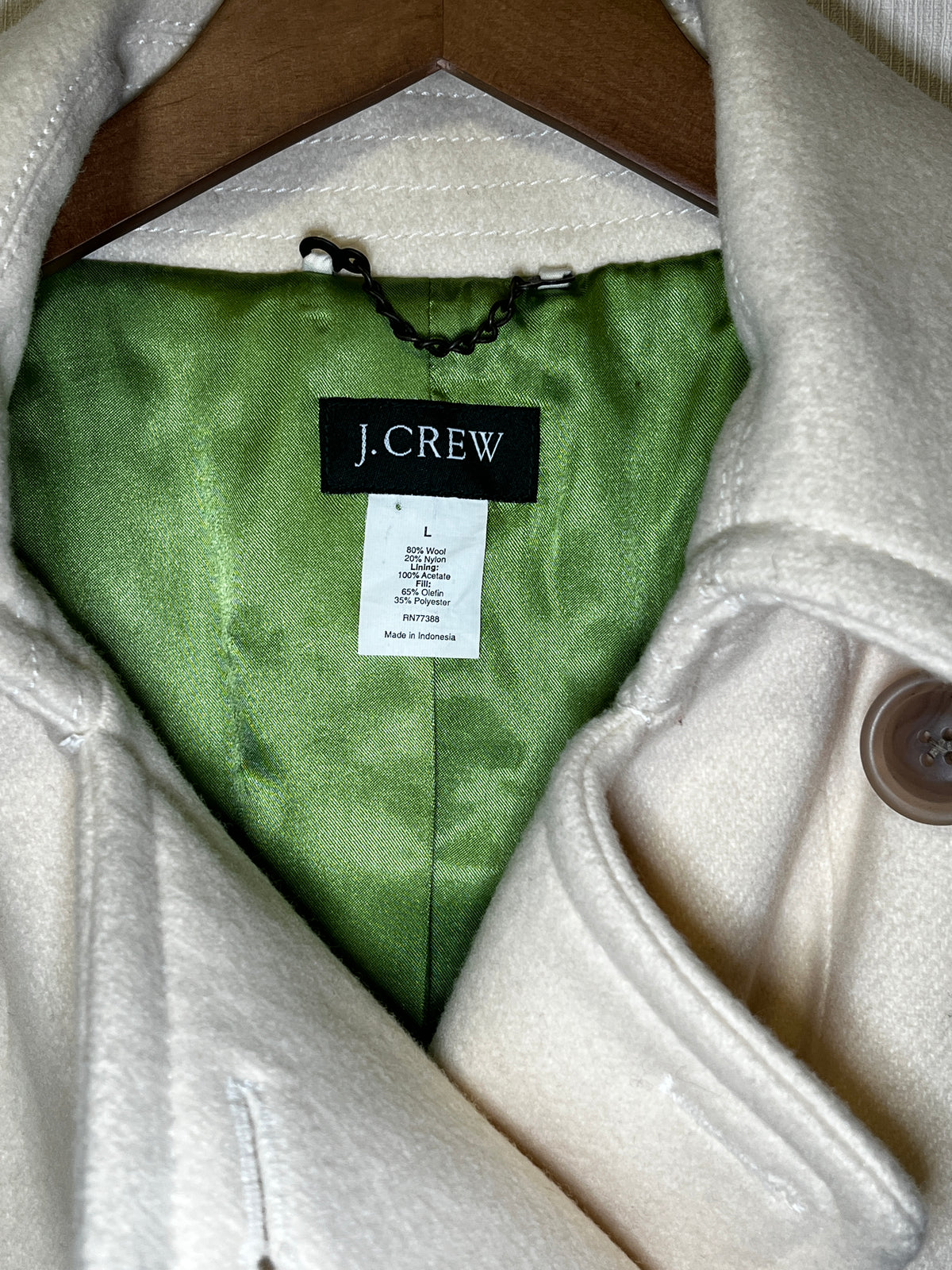 J.Crew Thinsulate Double-Breasted Wool Peacoat