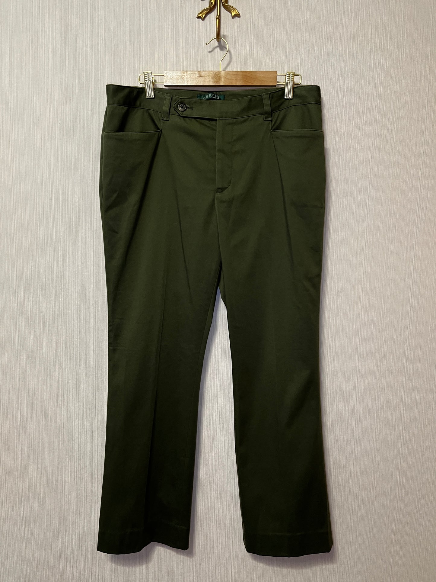 LAUREN RALPH LAUREN "Adelle" Classic Straight Leg Pants