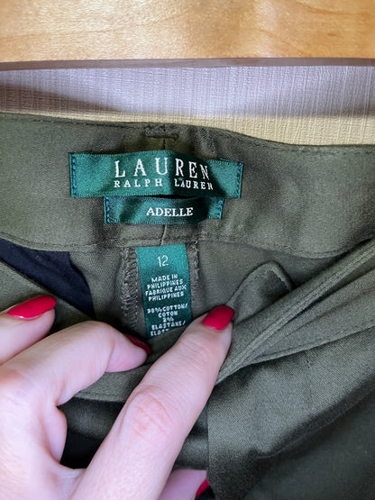 LAUREN RALPH LAUREN "Adelle" Classic Straight Leg Pants