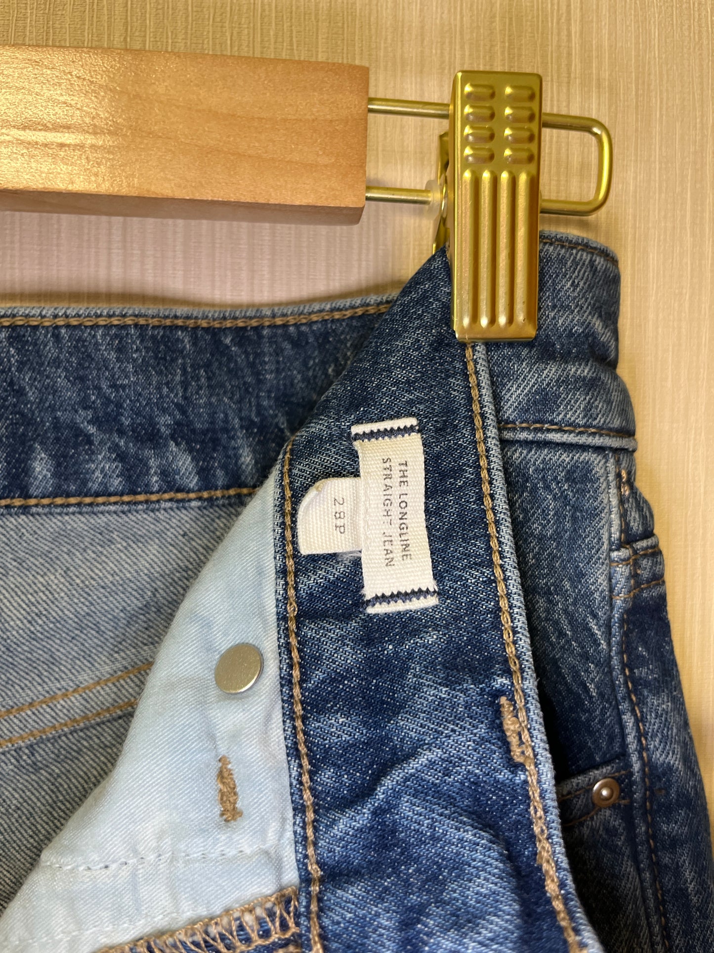 Madewell Longline Straight Jean 28P