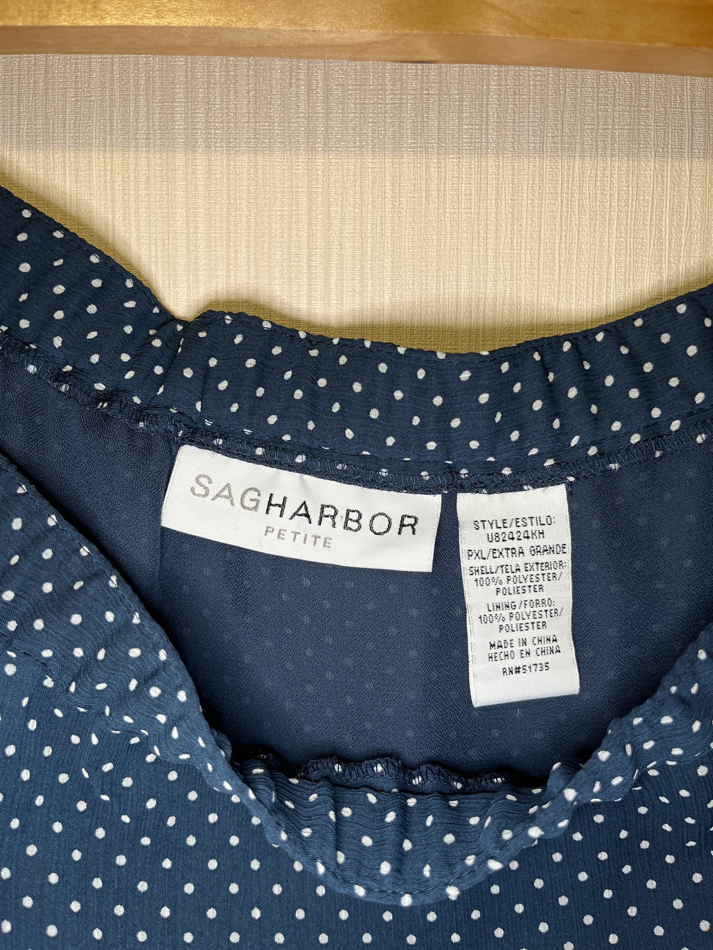 Sag Harbor Polka Dot Skirt XLP