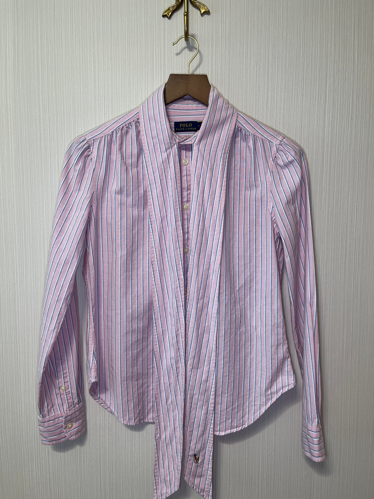 Polo Ralph Lauren Tie-Neck Blouse