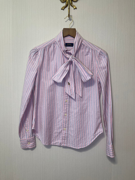 Polo Ralph Lauren Tie-Neck Blouse