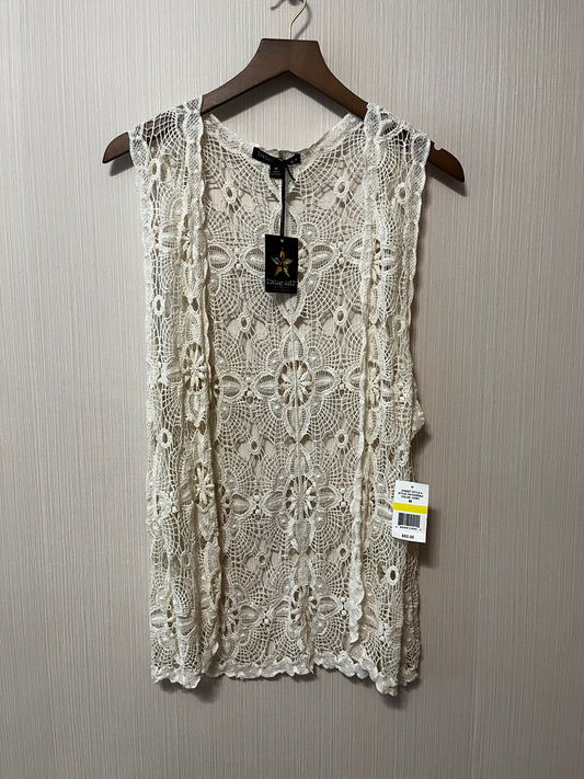 Living Doll LA Lace Crochet Vest NWT