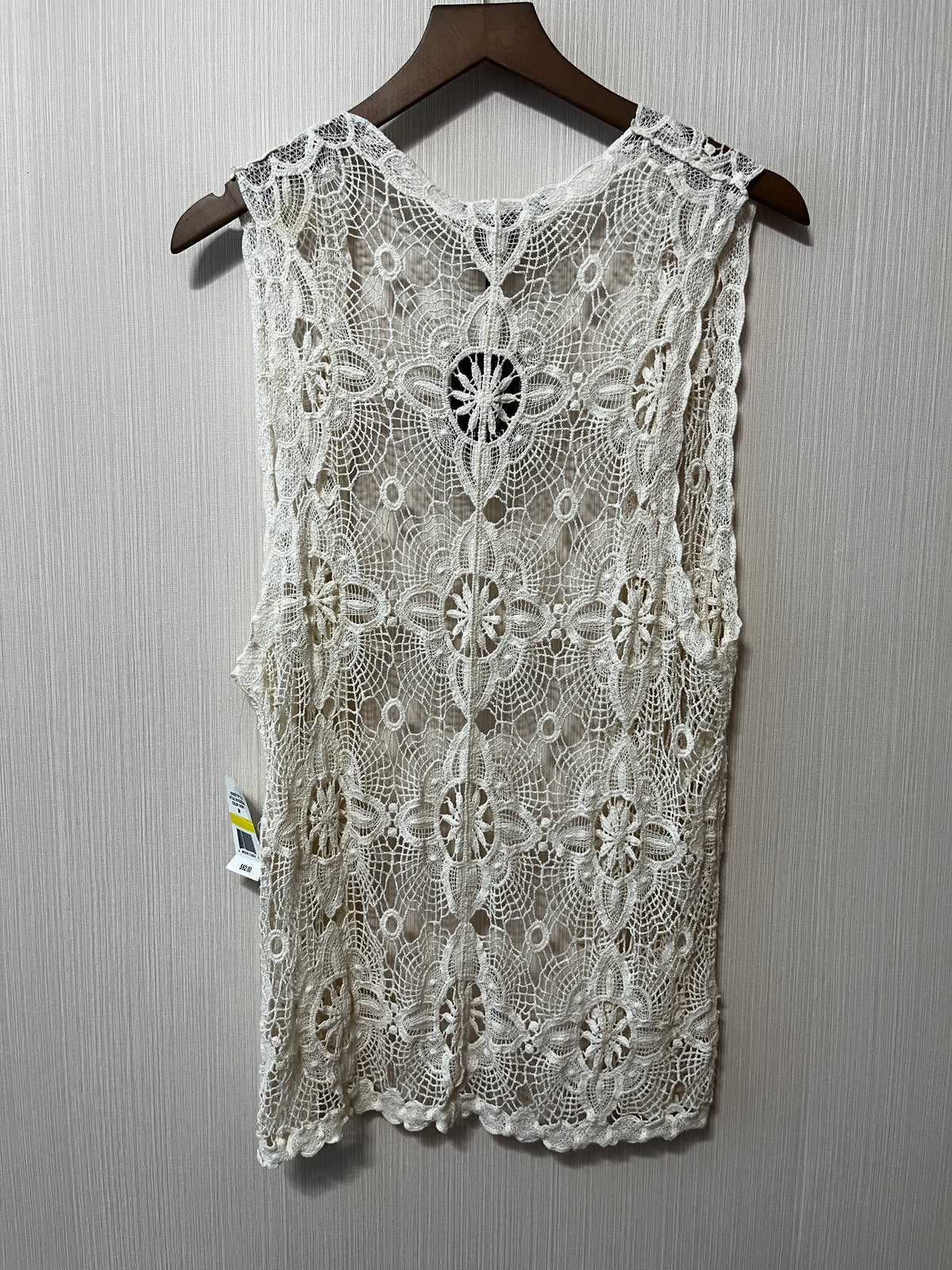 Living Doll LA Lace Crochet Vest NWT
