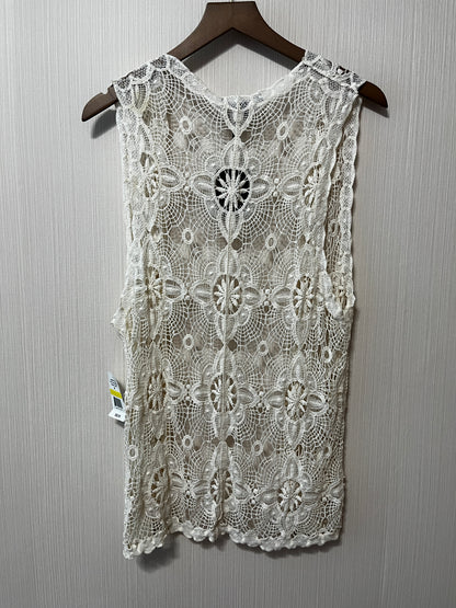 Living Doll LA Lace Crochet Vest NWT