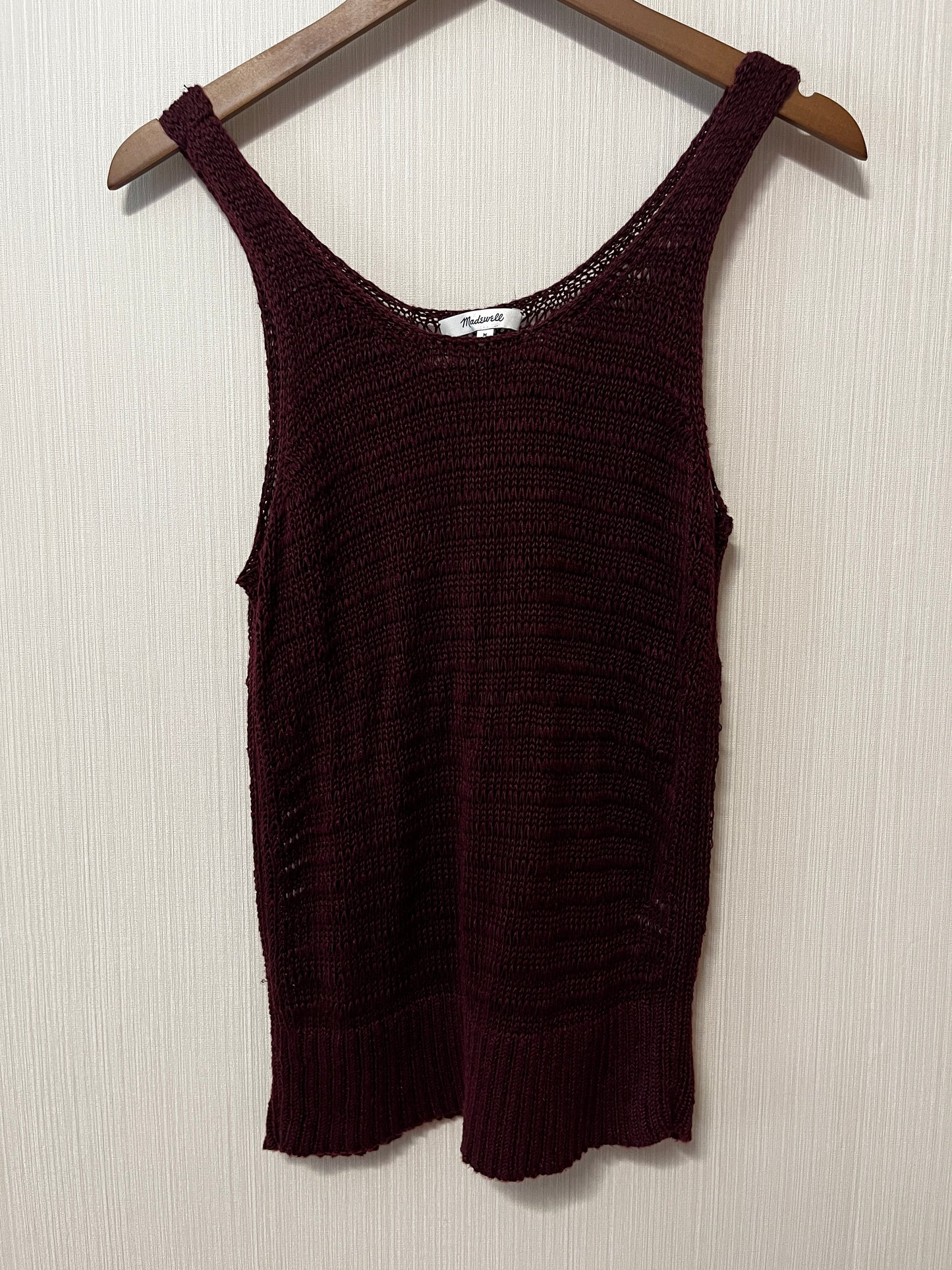 Madewell Linen Sweater Vest