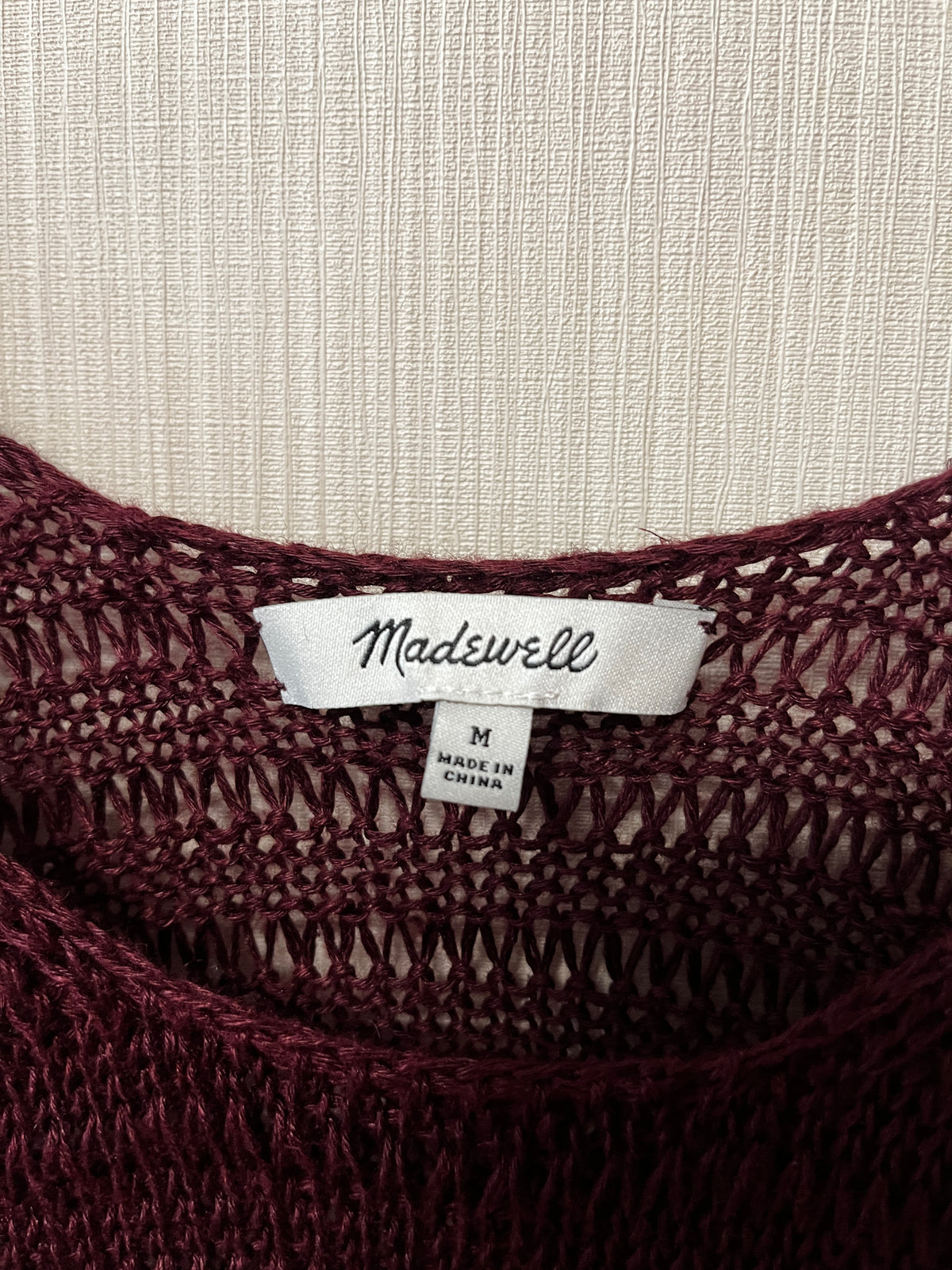 Madewell Linen Sweater Vest