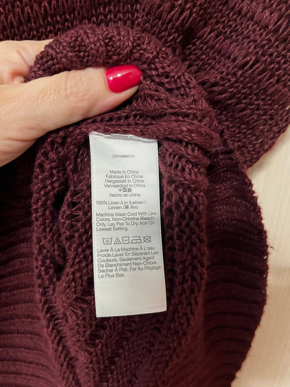 Madewell Linen Sweater Vest