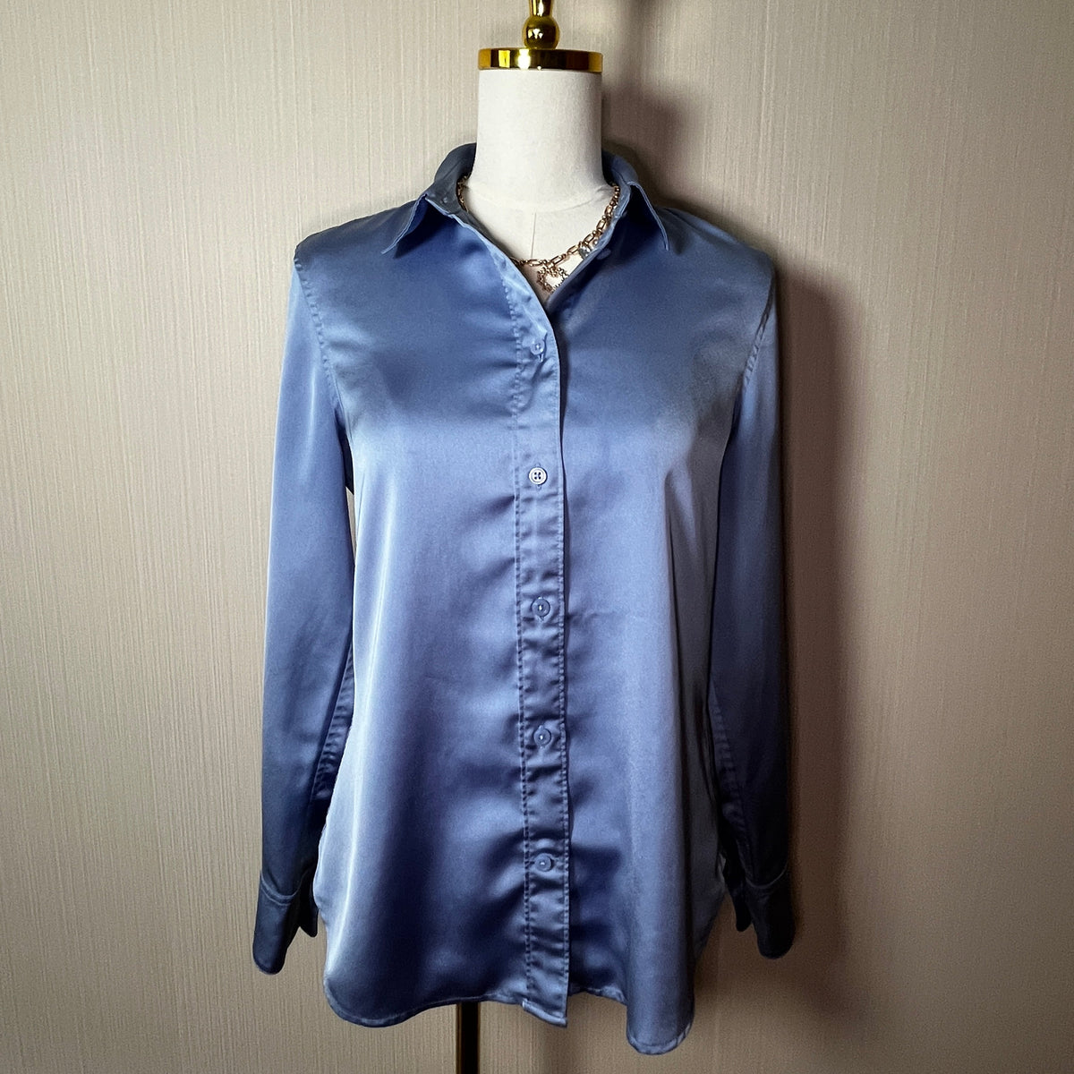 J.CREW "Slim-Fit" Drapey Shirt in Luster Crepe