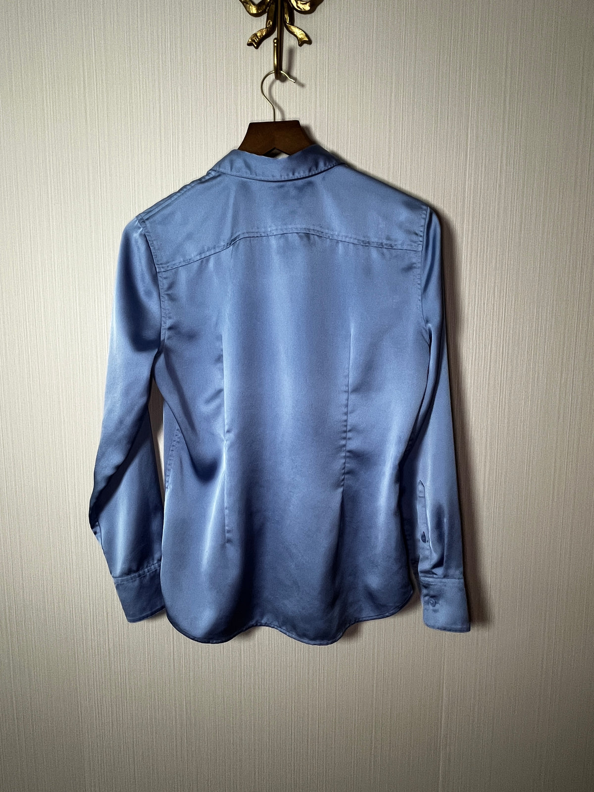 J.CREW "Slim-Fit" Drapey Shirt in Luster Crepe