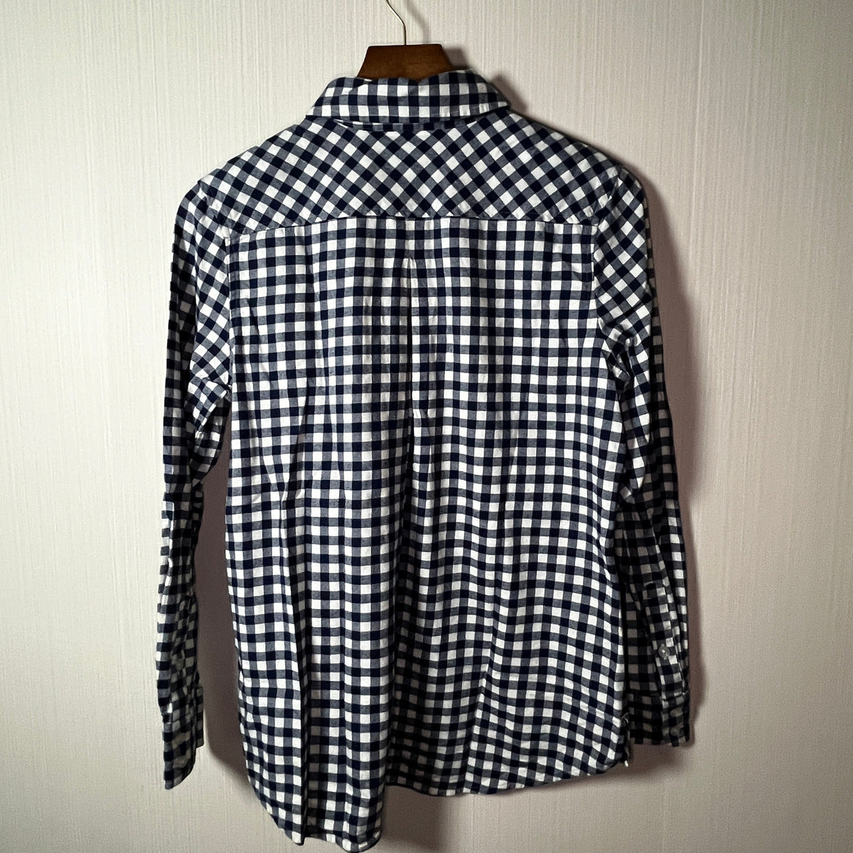 VINEYARD VINES Cotton Tie-Cuff Split-Neck Gingham Flannel