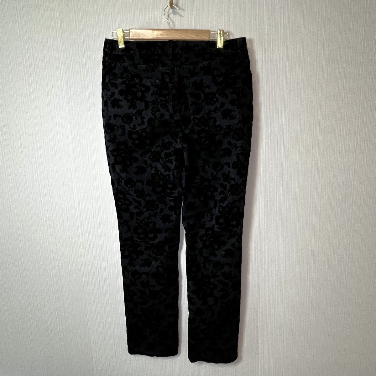 CHARTER CLUB "Lexington Straight" Velvet Damask Burnout Trousers
