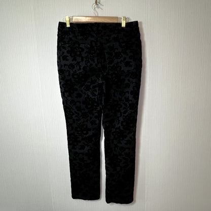 CHARTER CLUB "Lexington Straight" Velvet Damask Burnout Trousers